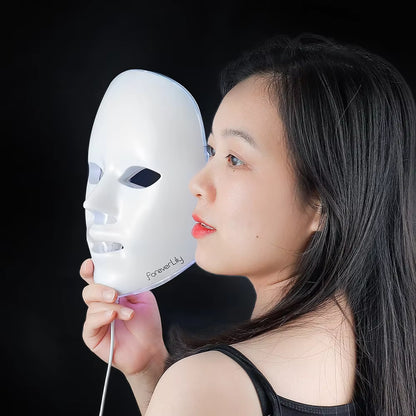 7-Color Minimalism LED Facial Mask Photon Therapy Light Device