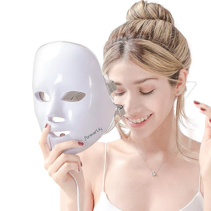 7-Color Minimalism LED Facial Mask Photon Therapy Light Device