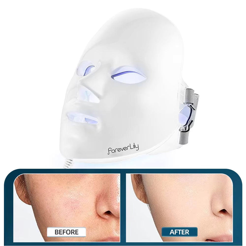 7-Color Minimalism LED Facial Mask Photon Therapy Light Device