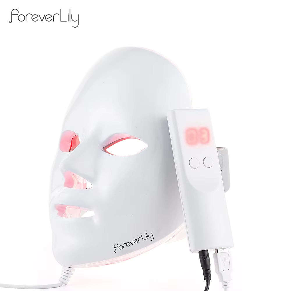 7-Color Minimalism LED Facial Mask Photon Therapy Light Device
