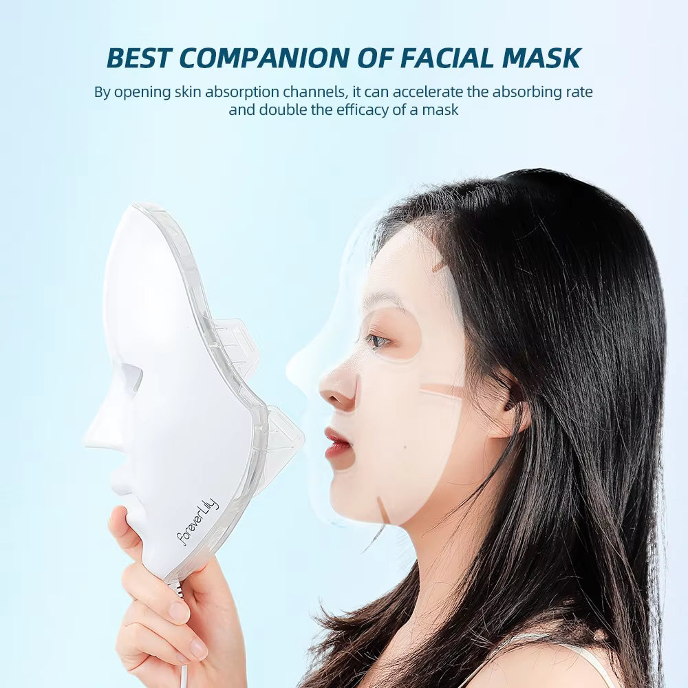 7-Color Minimalism LED Facial Mask Photon Therapy Light Device