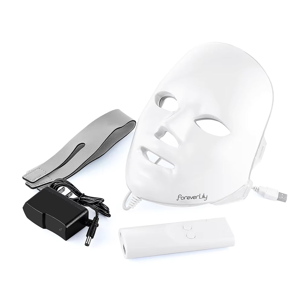7-Color Minimalism LED Facial Mask Photon Therapy Light Device