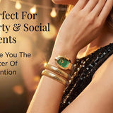 Velora Aesthetics Snake Dress Watch Coiled in Gold