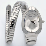 Velora Aesthetics Snake Dress Watch Coiled in Gold
