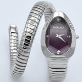 Velora Aesthetics Snake Dress Watch Coiled in Gold
